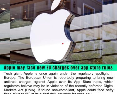 Apple May Face New EU Charges Over App Store Rules, Risking Massive Daily Fines