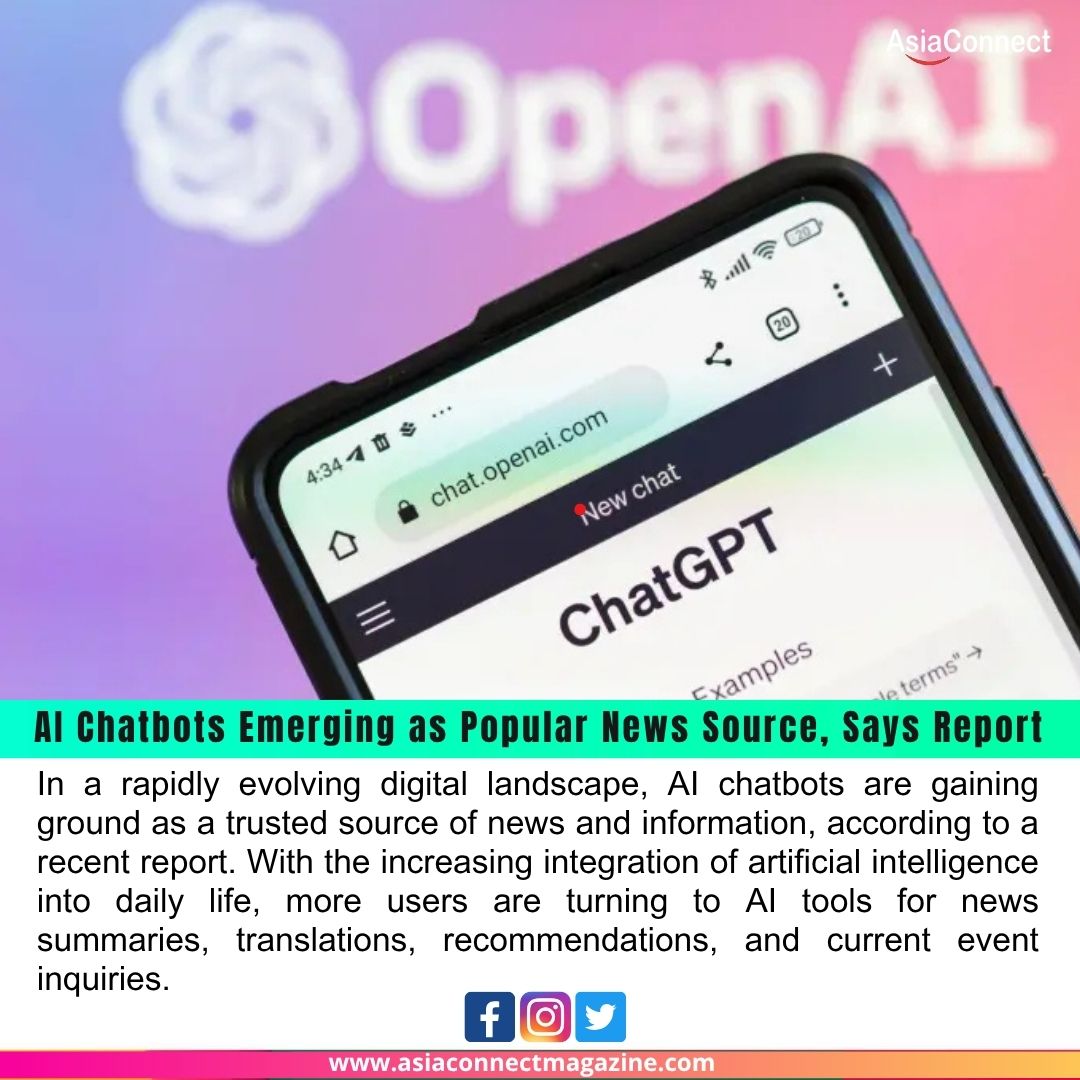 AI Chatbots Emerging as Popular News Source, Says Report