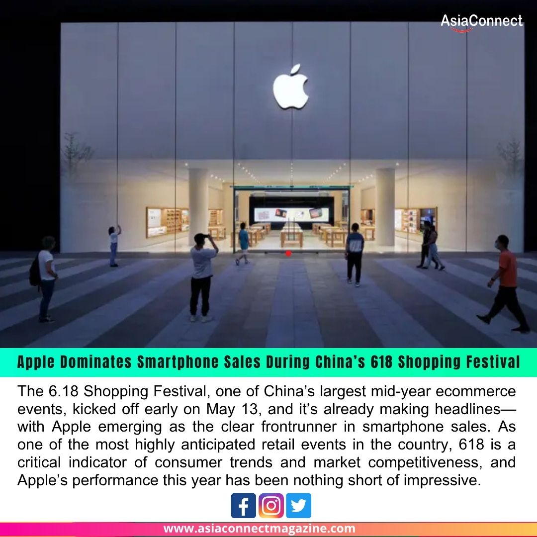 Apple Dominates Smartphone Sales During China’s 618 Shopping Festival