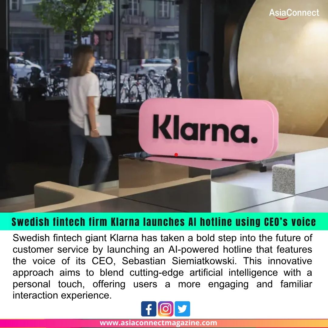Klarna Launches AI Hotline Featuring CEO’s Voice to Revolutionize Customer Experience