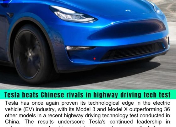 Tesla Dominates Chinese Highway Driving Tech Test, Outperforming 36 Rivals