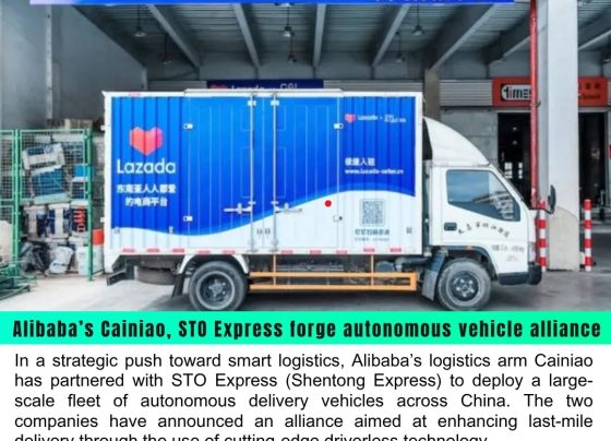 Alibaba’s Cainiao Partners with STO Express to Launch Autonomous Delivery Vehicle Fleet by 2025