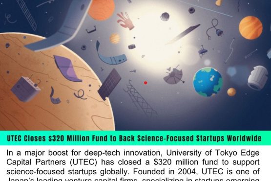 UTEC Closes $320 Million Fund to Back Science-Focused Startups Worldwide