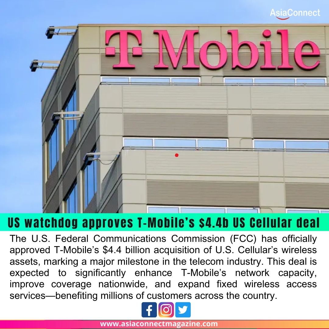 FCC Approves T-Mobile’s $4.4 Billion Acquisition of US Cellular Assets to Boost Network and Coverage