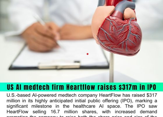 HeartFlow Raises $317 Million in Successful IPO, Expands AI Medtech Leadership
