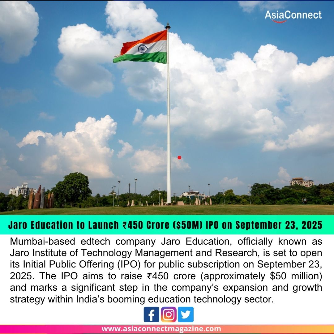 Jaro Education to Launch ₹450 Crore ($50M) IPO on September 23, 2025