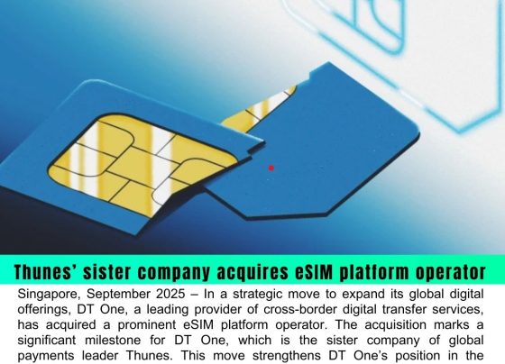 Thunes’ Sister Company DT One Acquires eSIM Platform Operator to Expand Global Digital Services
