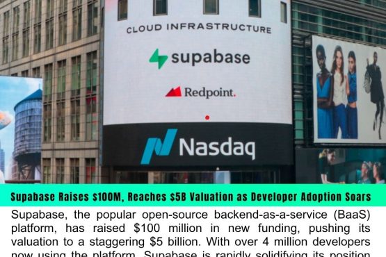 Supabase Raises $100M, Reaches $5B Valuation as Developer Adoption Soars